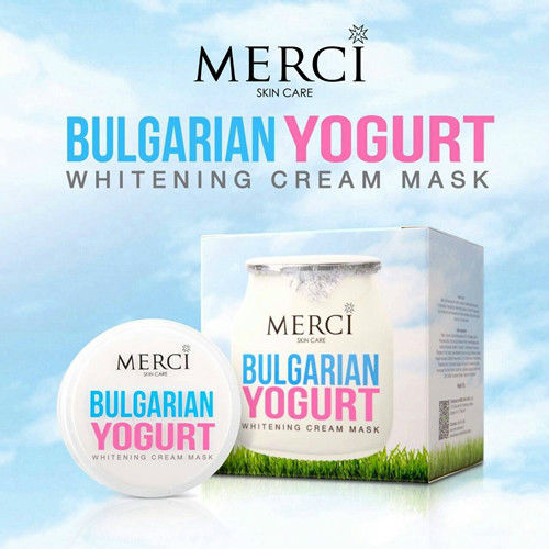 Merci Skin care Bulgarian Yogurt Whitening Cream Mask 30 g. | Thailand 