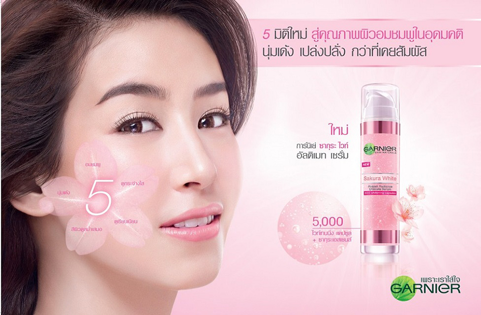 Garnier Sakura White Pinkish