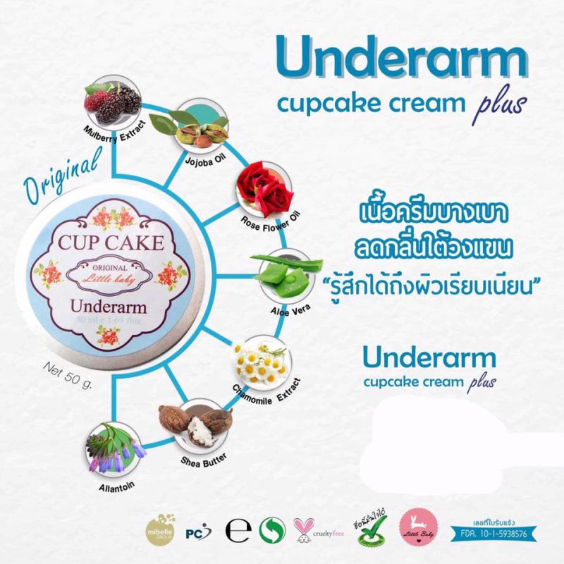 Underarm Cupcake Cream