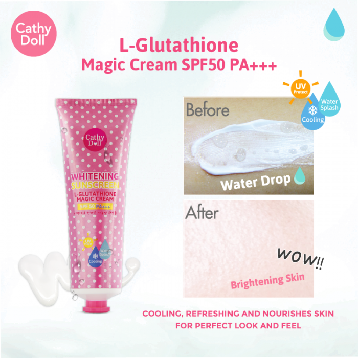 Cathy Doll Whitening Sunscreen L-glutathione