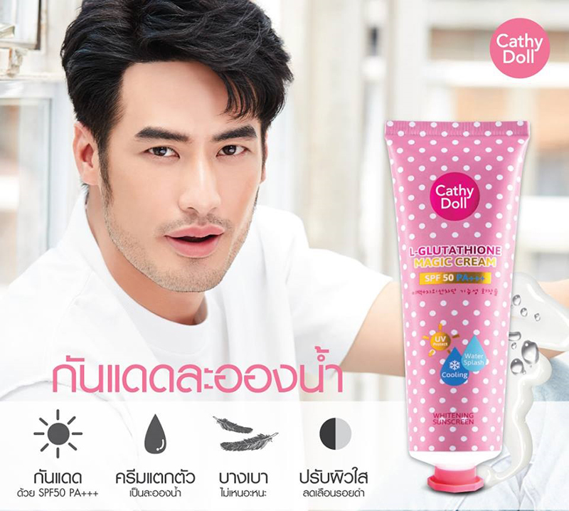 Cathy Doll Whitening Sunscreen L-glutathione