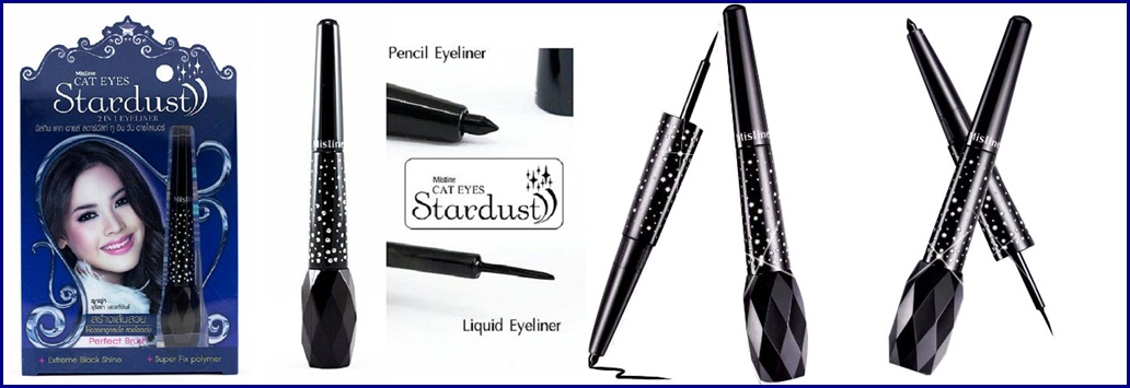 Mistine Cat Eyes Stardust 2in1 Eyeliner