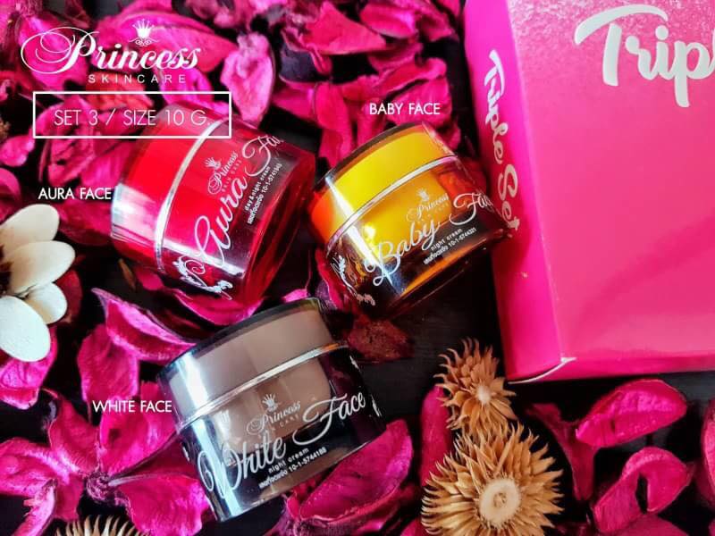 Princess White Skincare Triple Set