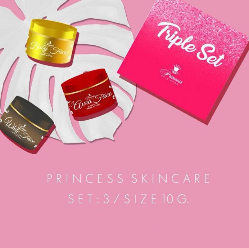 Princess White Skincare Triple Set