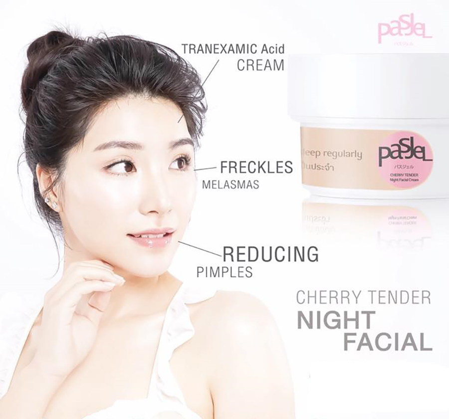 Pasjel Cherry Tender Night Facial Cream