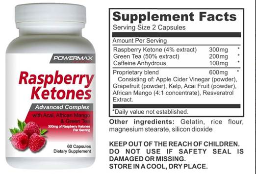 Powermax Raspberry Ketones