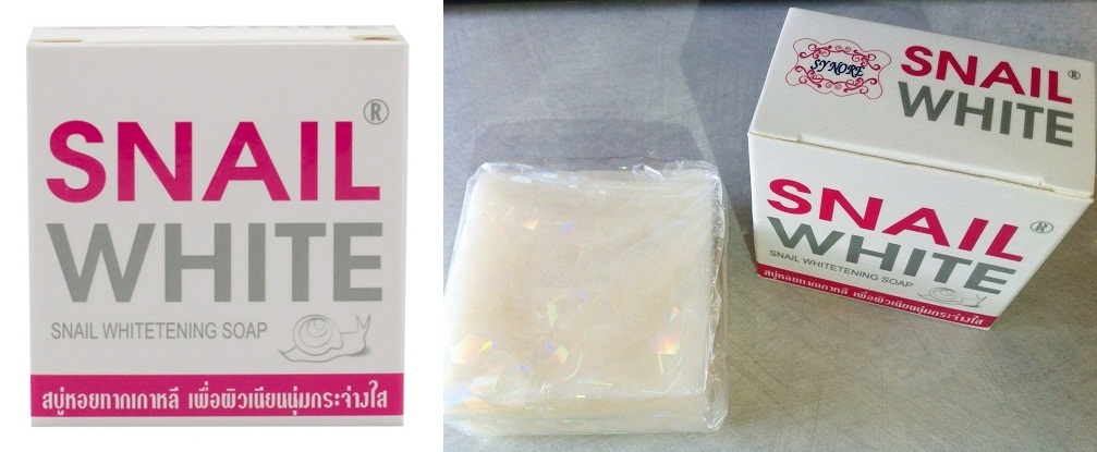 Snail White Whitening Soap 75g.