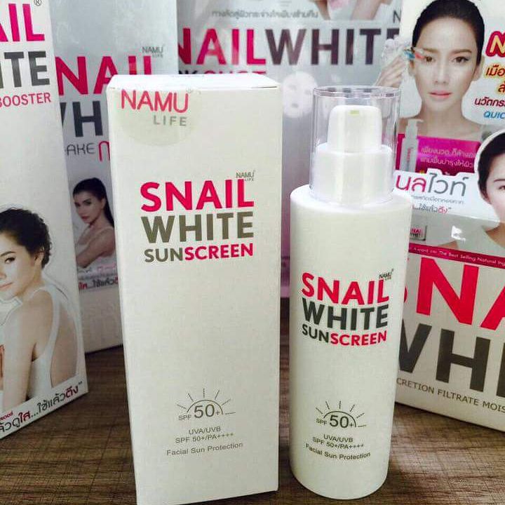 Snail White & Sunscreen Power from natural vegetation