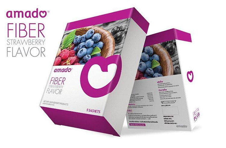 Amado Fiber Strawberry Flavor