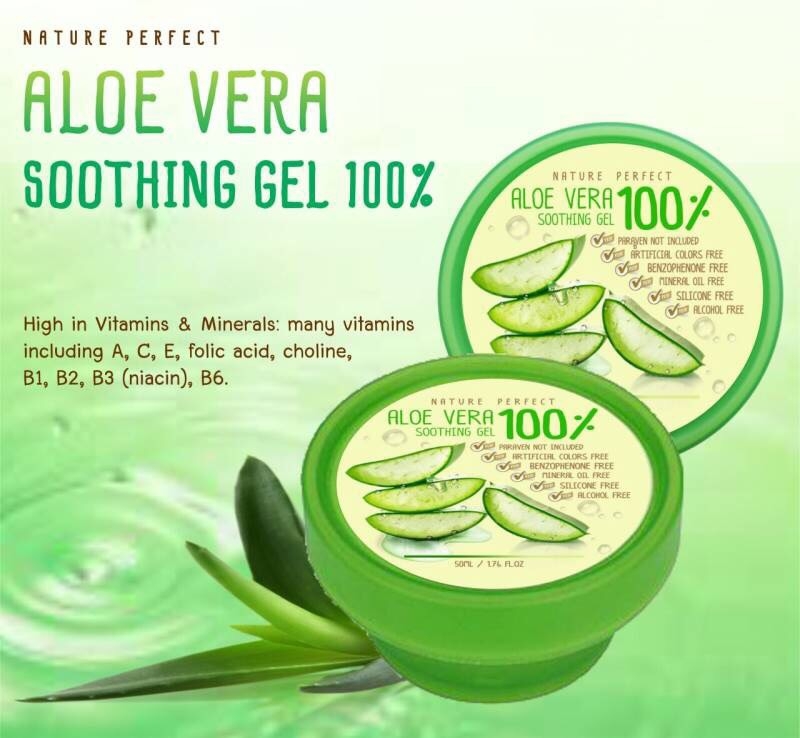 nature perfect aloe vera soothing gel