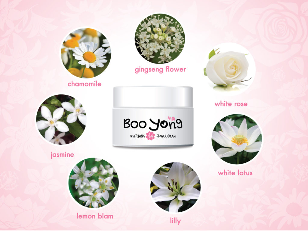 Boo Yong Whitening AA Flower Cream2