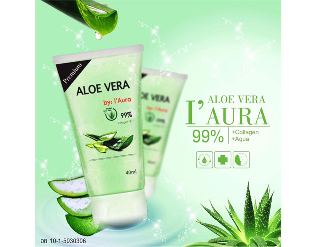 Getand dubbellaag twaalf Aloe Vera 99% by I'Aura - Thailand Best Selling Products - Online shopping  - Worldwide Shipping