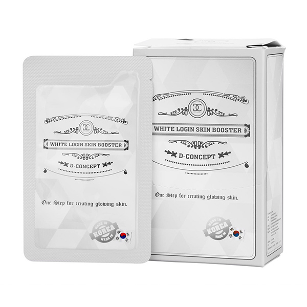 D concept white online login skin booster