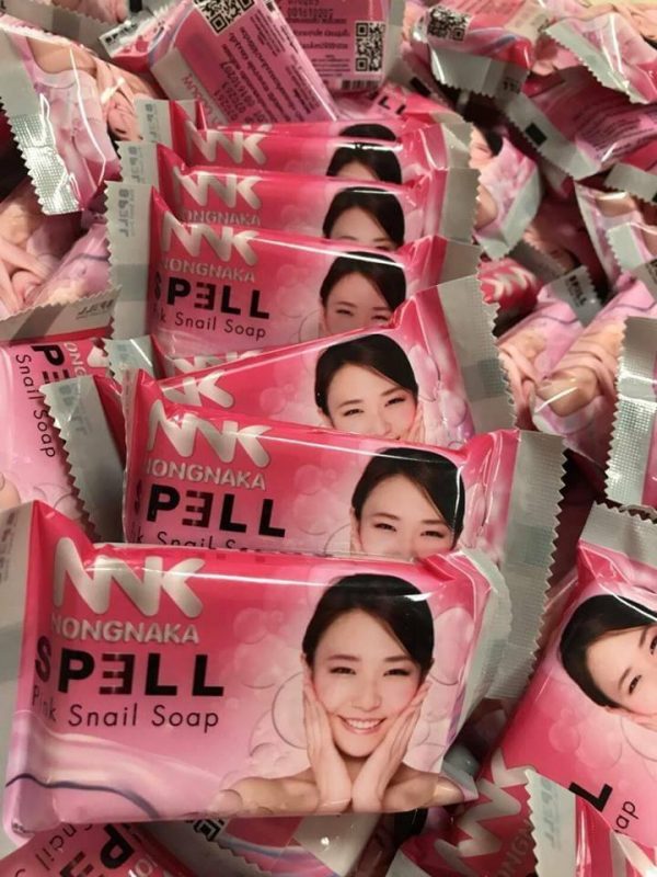NNK SPELL Pink Snail Soap