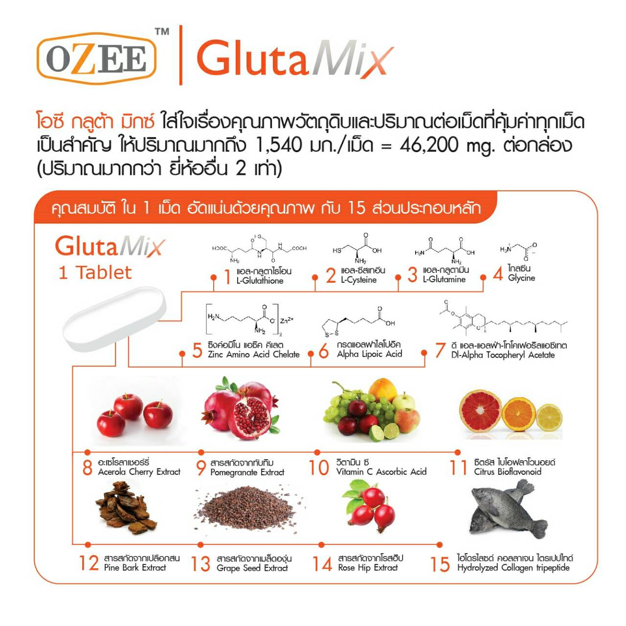 Ozee Gluta Mix