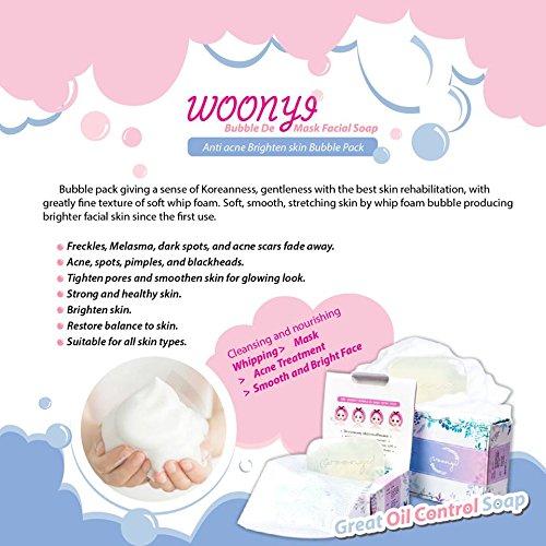 Woonyi Bubble de Mask Facial Soap