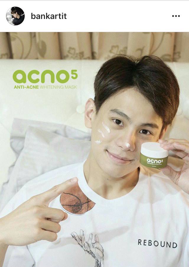 Acno5 AntiAcne Whitening Mask Thailand Best Selling