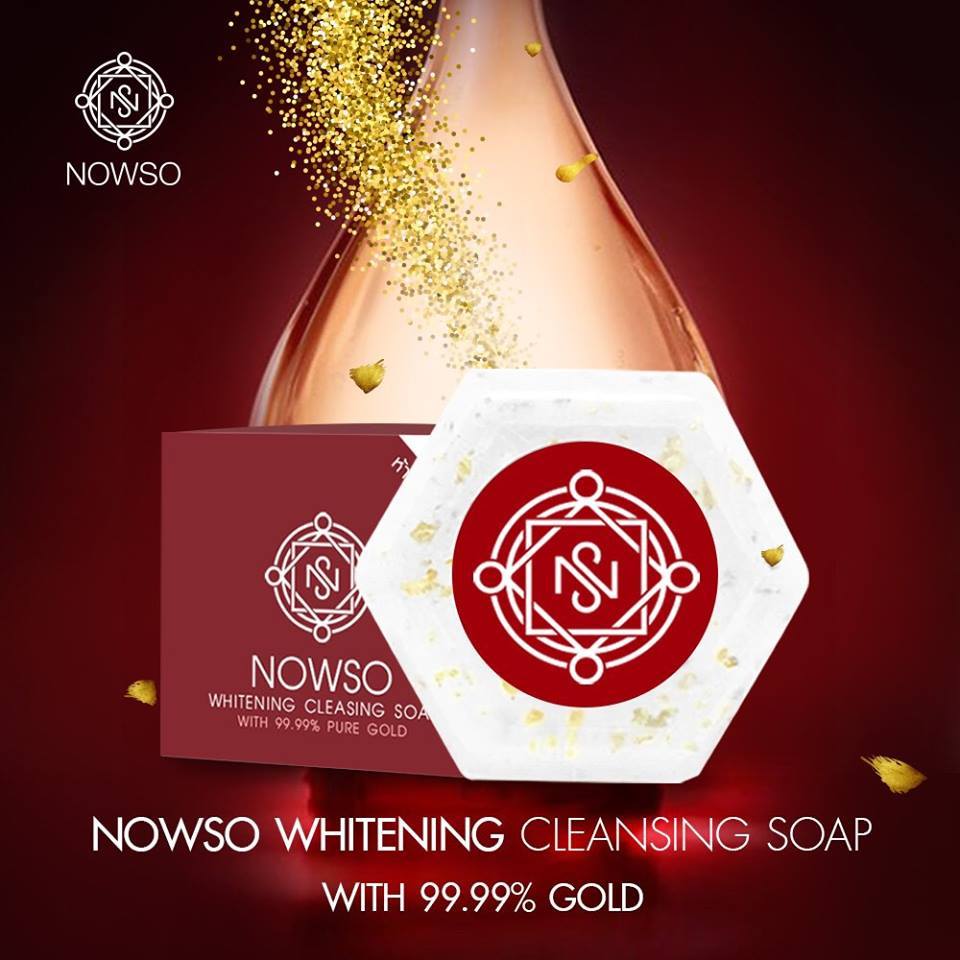 NOWSO Whitening Cleansing Soap - Thailand Best Selling 