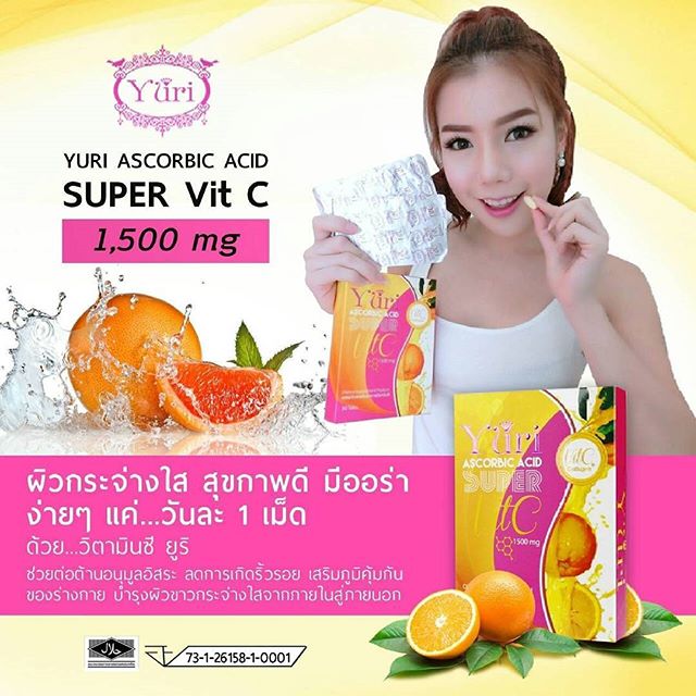 Yuri Ascorbic Acid Super Vit C