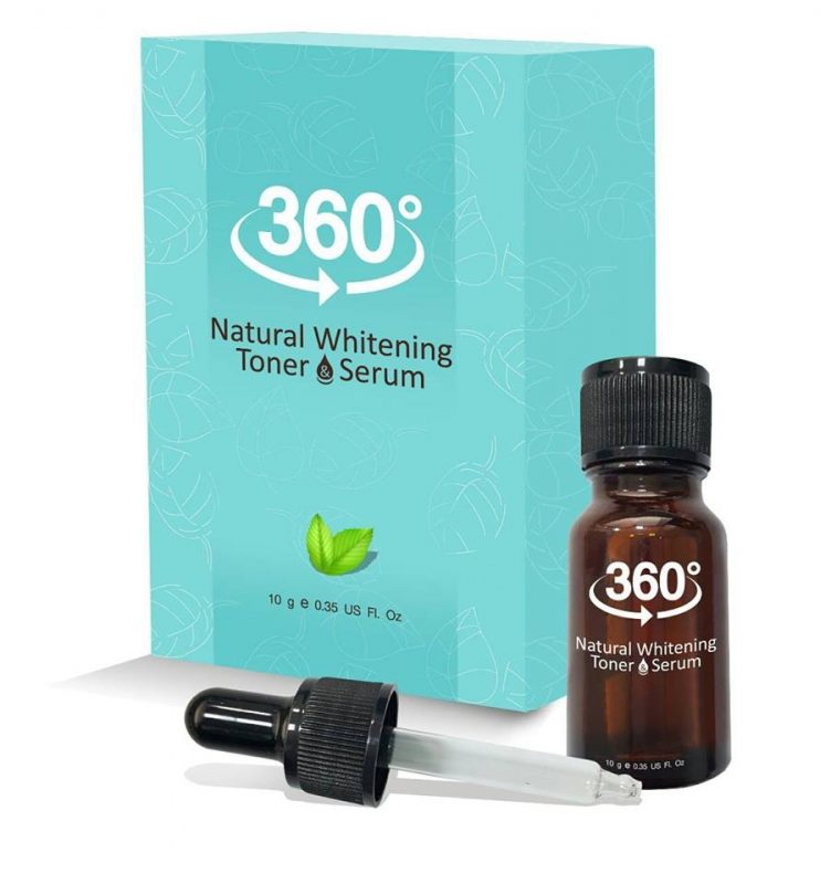 360 Natural Whitening Toner Serum