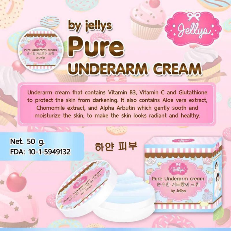 Pure Underarm Cream by Jellys