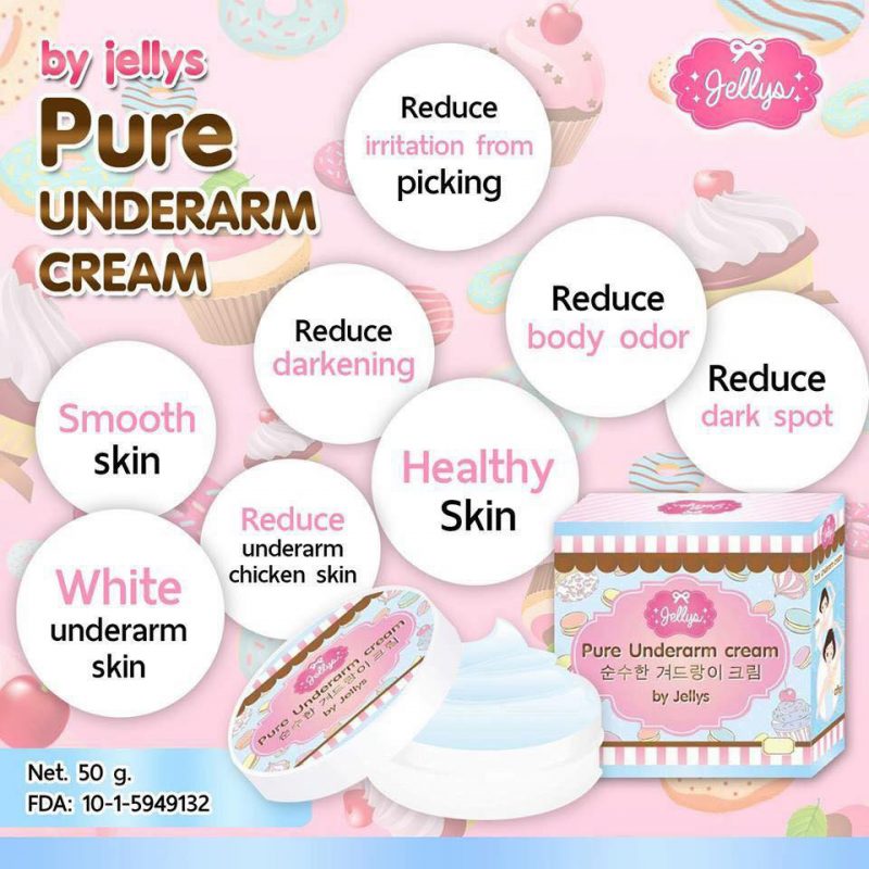 Pure Underarm Cream by Jellys