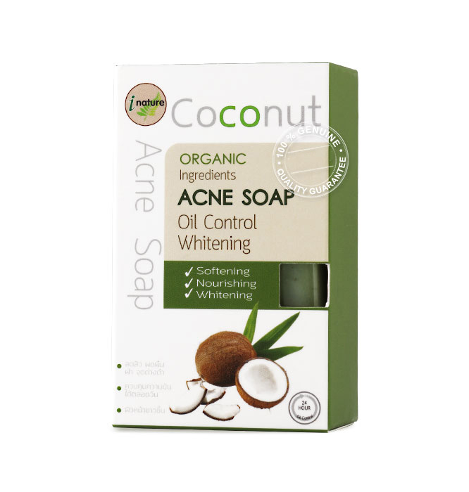 i nature Coconut Acne Soap