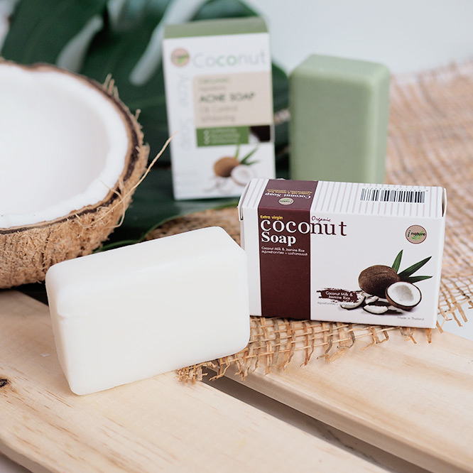 i nature Coconut Milk Soap & Jasmine Rice