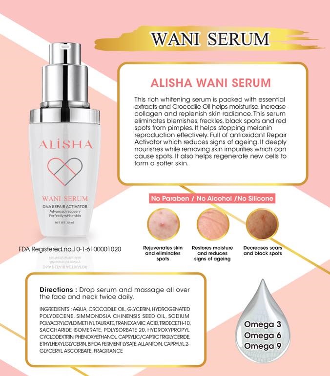 Alisha Wani Serum Dna Repair Activator