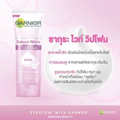 Garnier Sakura White Pinkish & Poreless Whip Foam