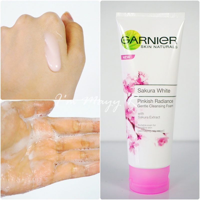 Garnier Sakura White Pinkish Radiance Foam