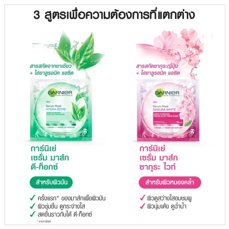 Garnier Serum Mask Hydra Bomb Purifying