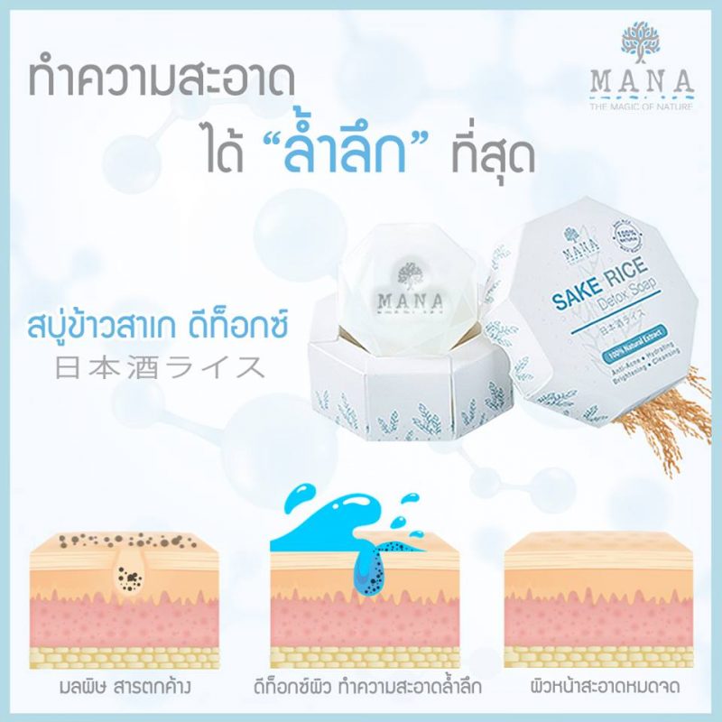 Mana Sake Rice Detox Soap
