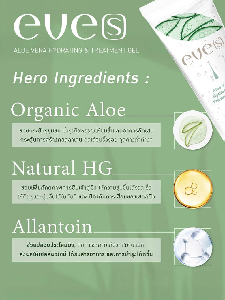 EVE’S Aloe Vera Hydrating & Treatment Gel - Image 6