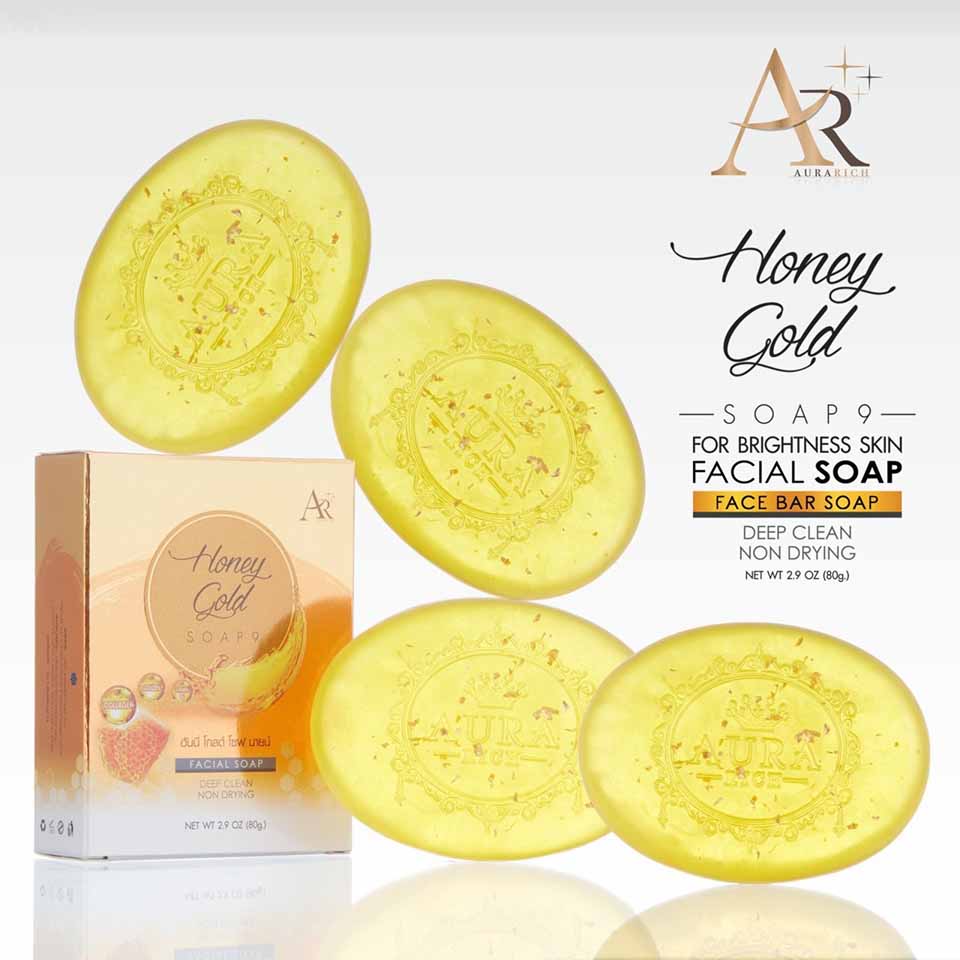 Aura Rich Honey Gold Soap