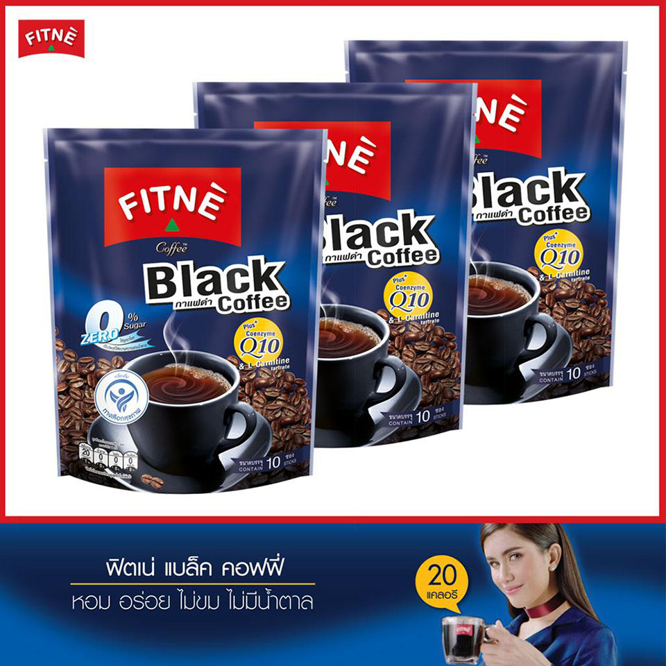 Fitne Black Coffee Mix With Coenzyme Q10