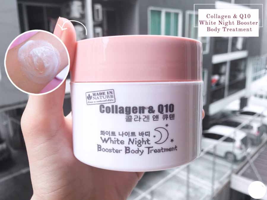 Made In Nature Collagen & Q10 White Night Booster Body Treatment
