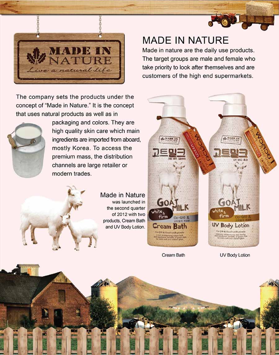 Made in Nature Goat Milk Cream Bath