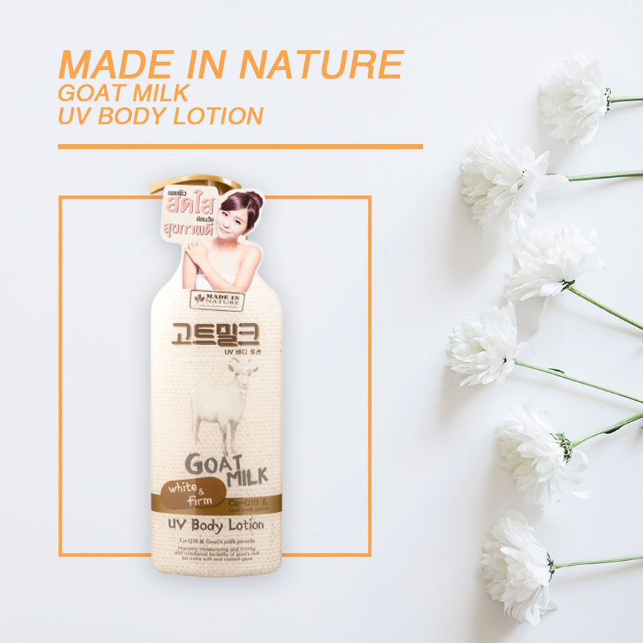 Made in Nature Goat Milk UV Body Lotion Thailand Best Selling