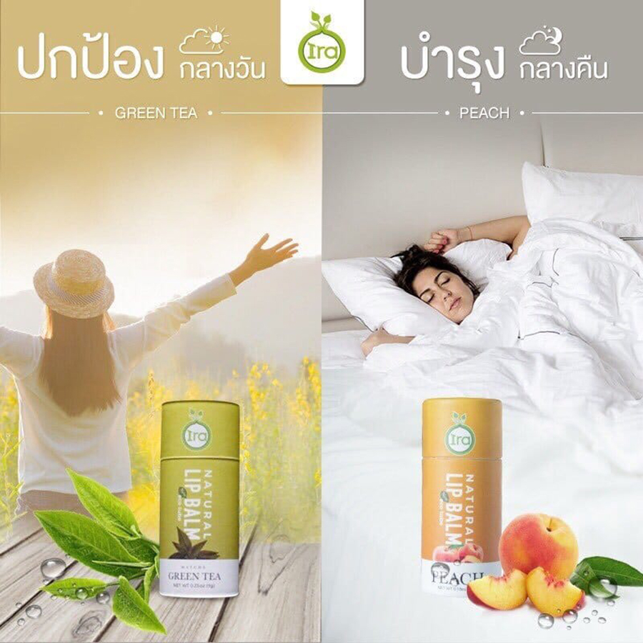 Ira Eco Tube Natural Lip Balm Peach