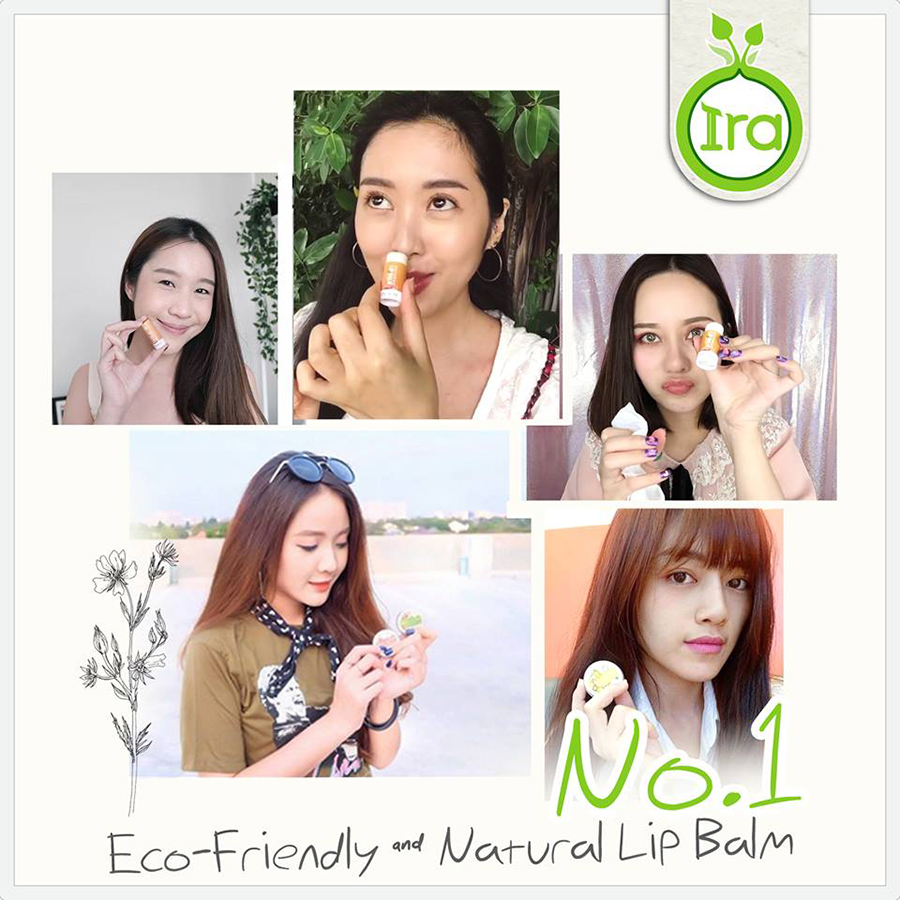 Ira Eco Tube Natural Lip Balm Peach