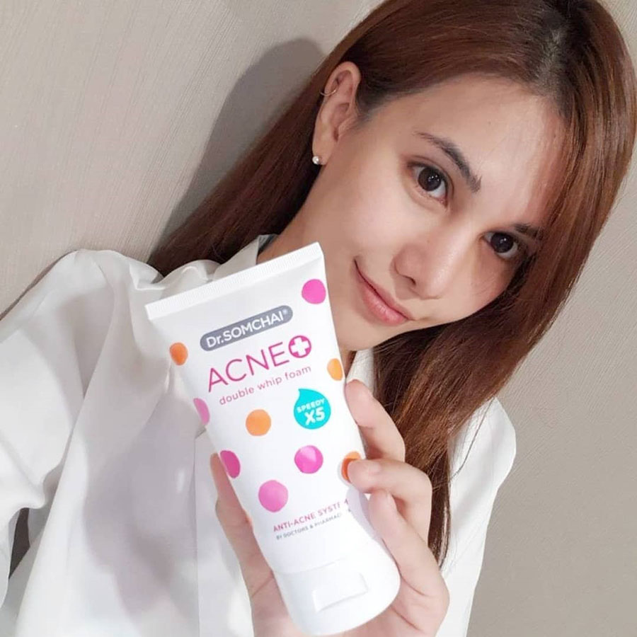 Dr.Somchai Acne Double Whip foam