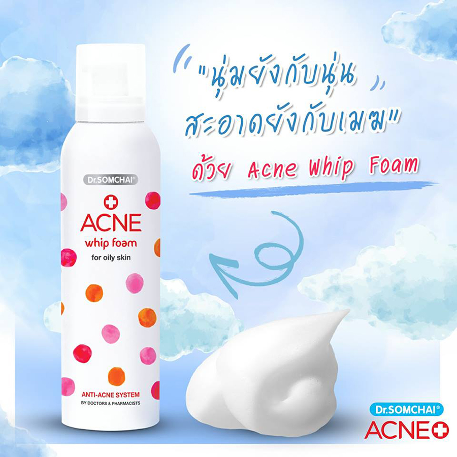 Dr.Somchai Acne Whip Foam For Oily Skin