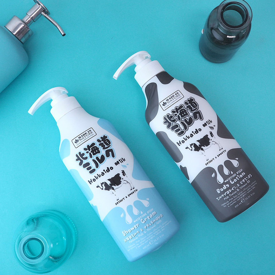 Hokkaido Milk Moisture Rich Shower Cream