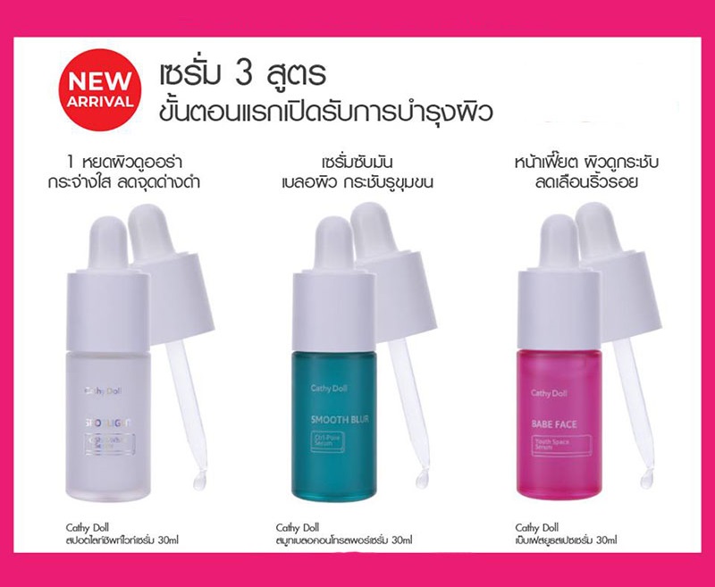 Cathy Doll Smooth Blur Ctrl-Pore Serum - Thailand Best Selling Products ...