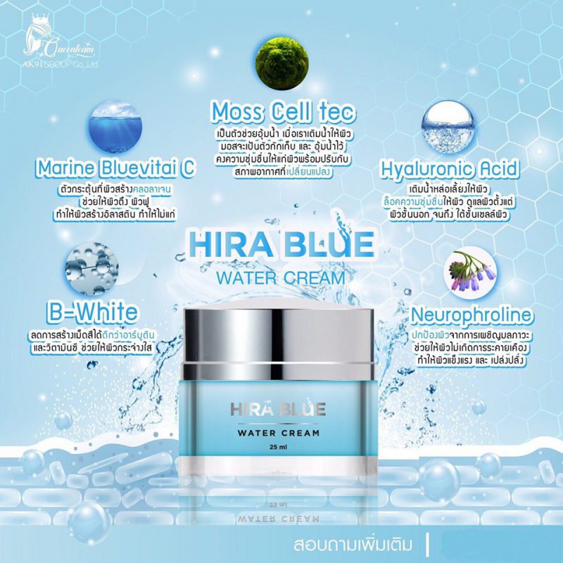 Hira Blue Water Cream