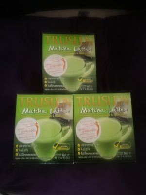 Truslen Matcha Latte Green Tea Instant Diet Slim Health Weight Loss photo review