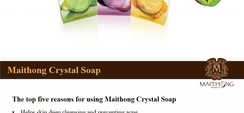 Maithong crystal soap