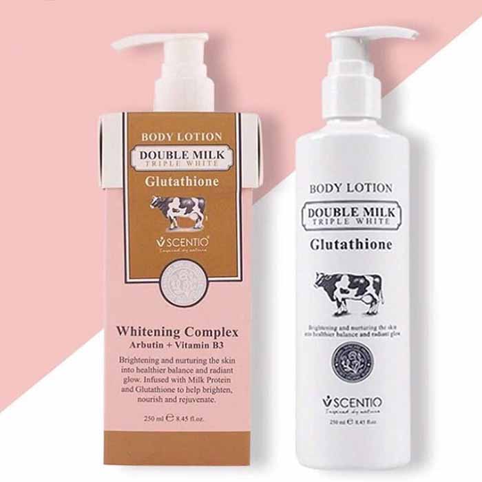 Scentio Double Milk Triple White Glutathione  Body  Lotion 