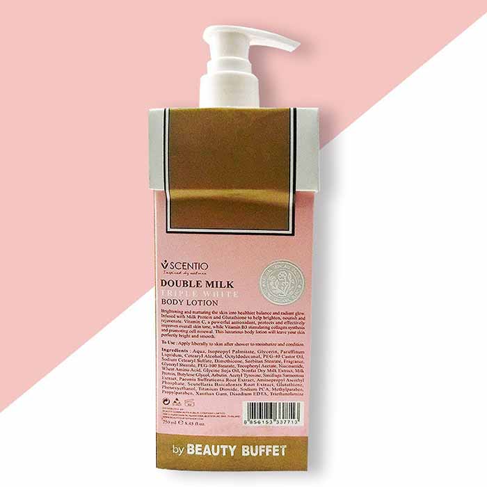 Scentio Double Milk Triple White Glutathione Body Lotion Thailand